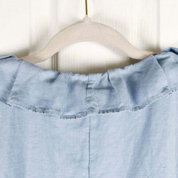 Talbots Light Blue Ruffle Dress - Picture 5 of 7